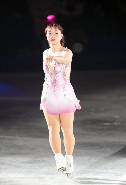 「プリンスアイスワールド2023－2024横浜公演」で演技を見せる樋口（撮影・狩俣裕三）