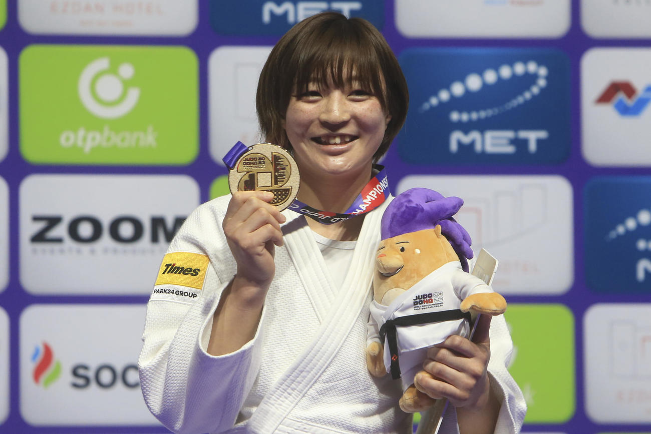 世界選手権3連覇の角田夏実（AP）