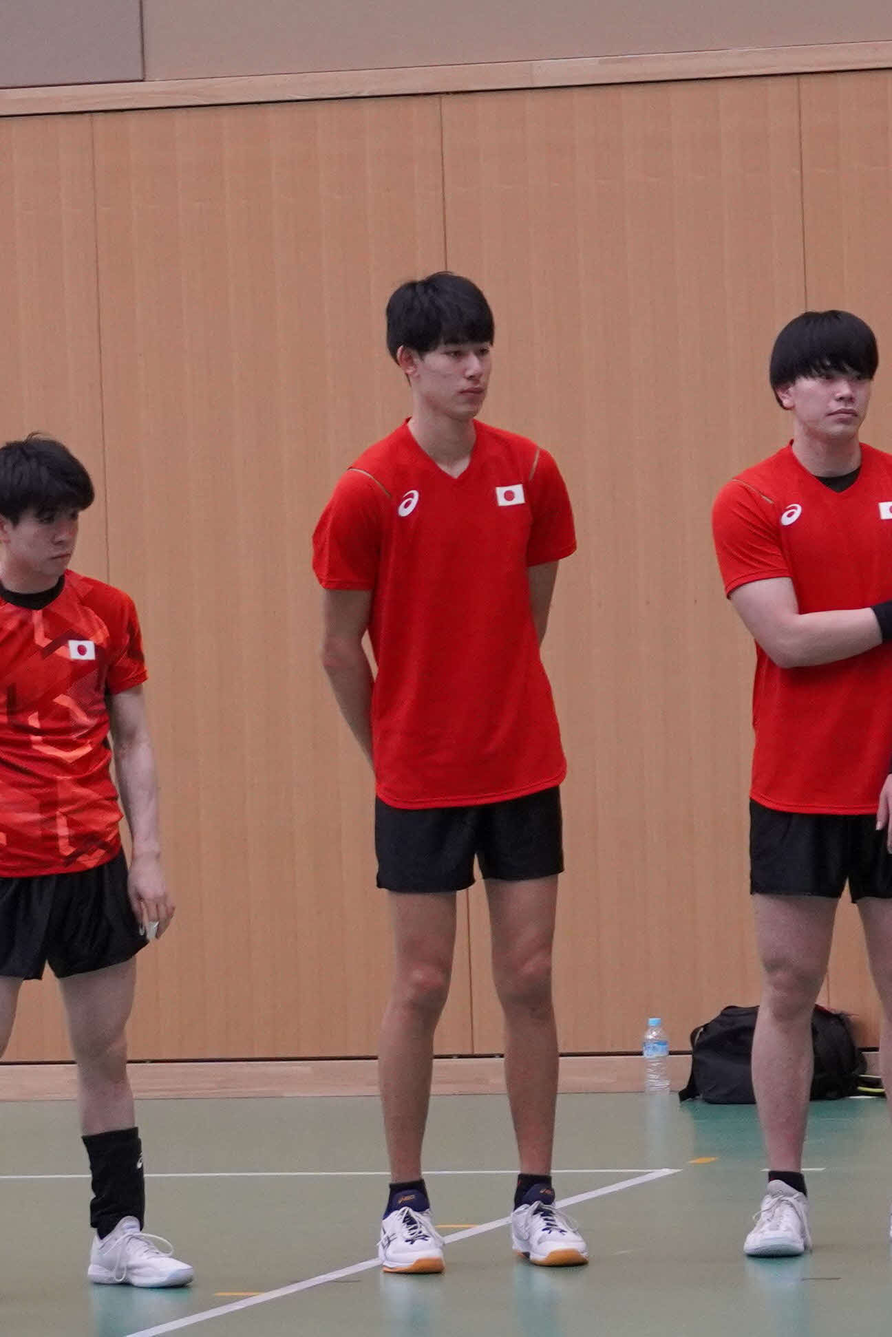 代表合宿の練習に参加する甲斐（C）AVC