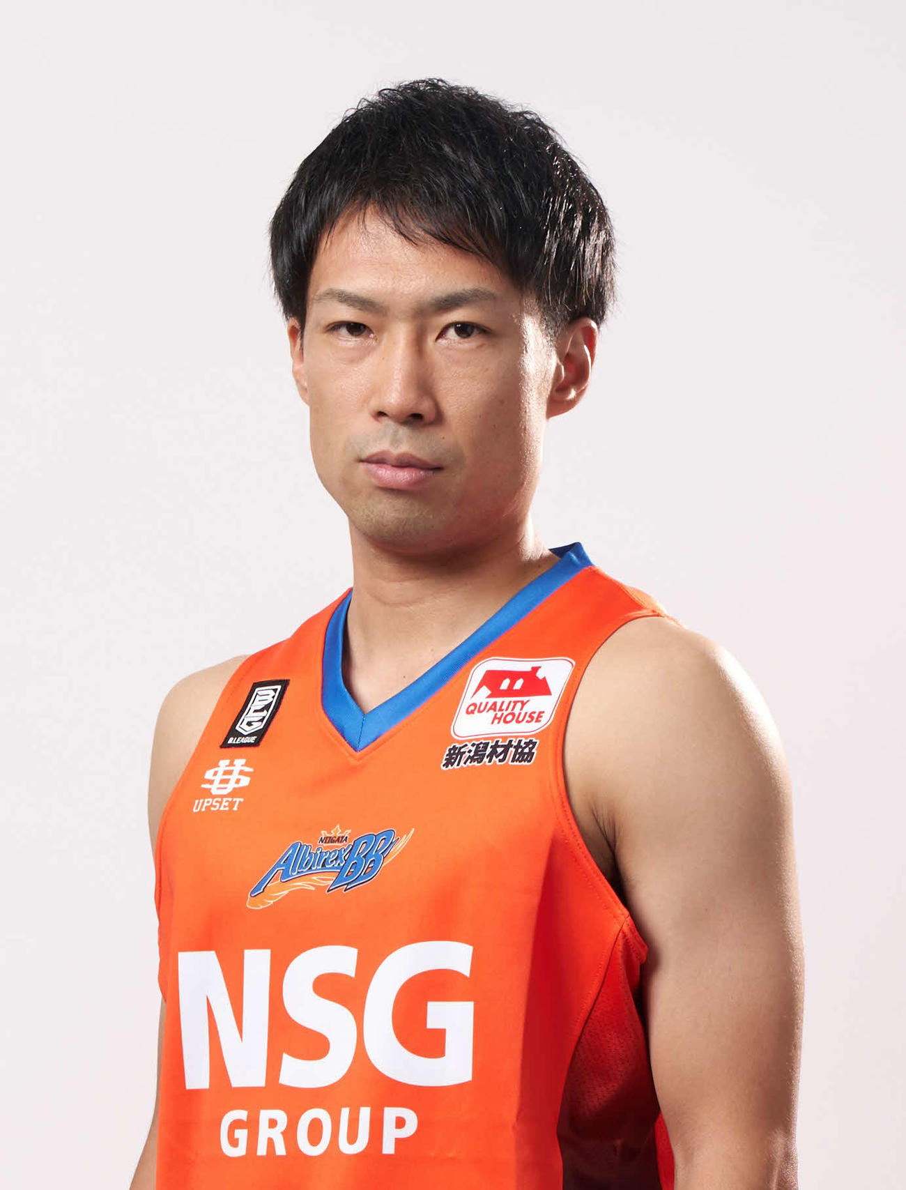 自由交渉選手リストに公示された新潟アルビレックスBBの綿貫　（提供＝新潟アルビレックスBB）