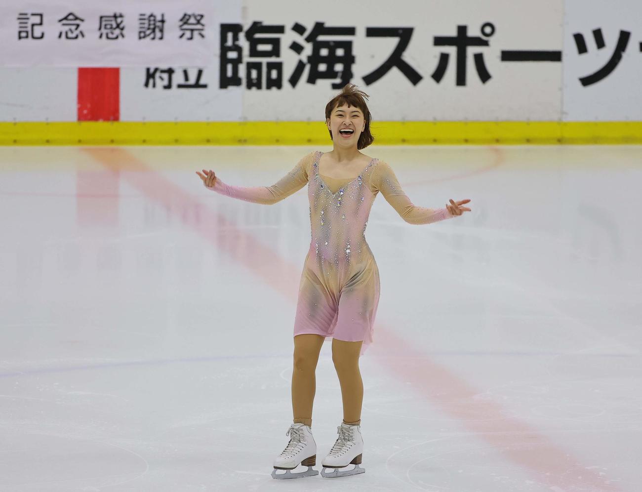 大阪府立臨海スポーツセンター創立50周年感謝祭でゲスト出演する元五輪代表の村上（撮影・上田博志）