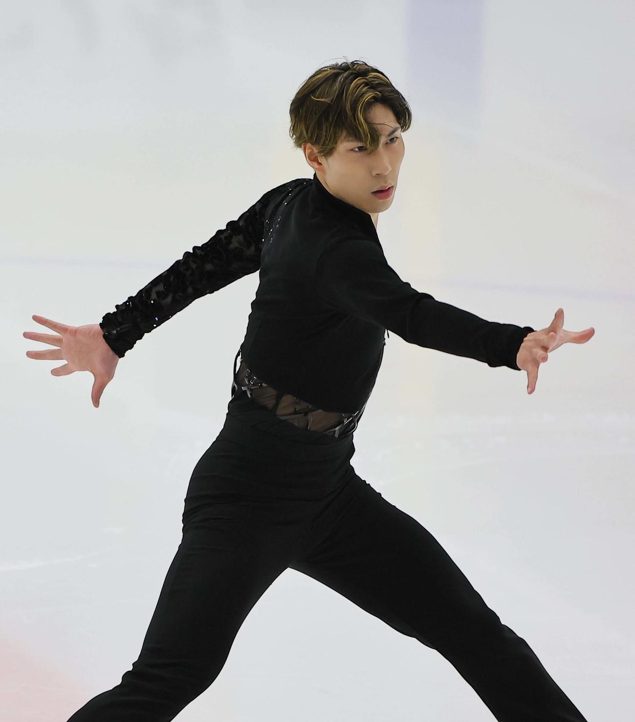大阪府立臨海スポーツセンター創立50周年感謝祭でゲスト出演する練習生OBで元五輪代表の田中（撮影・上田博志）