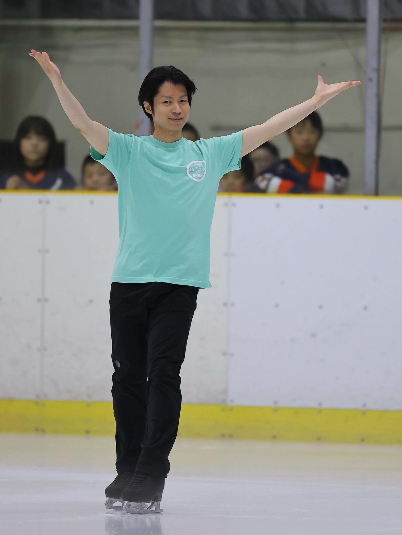 大阪府立臨海スポーツセンター創立50周年感謝祭でゲスト出演する練習生OBで元五輪代表の町田樹（撮影・上田博志）