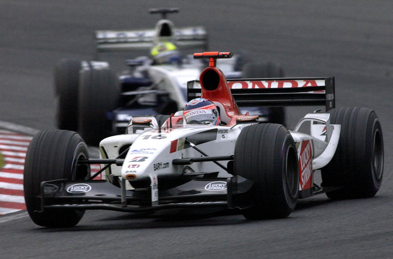 03年F1日本GPでのBARホンダの佐藤琢磨の走り
