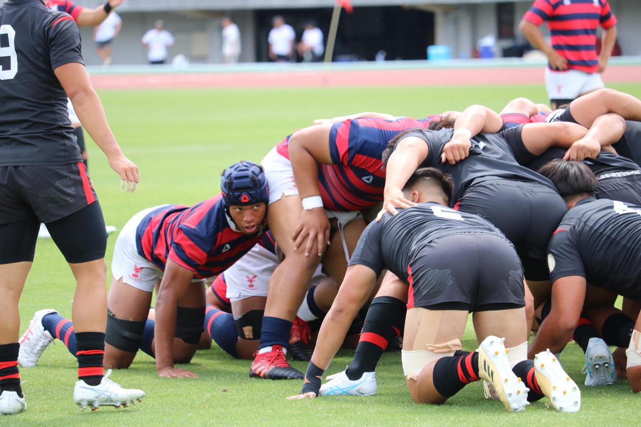 先発した京産大の1年生・石橋チューカ（撮影・益子浩一）