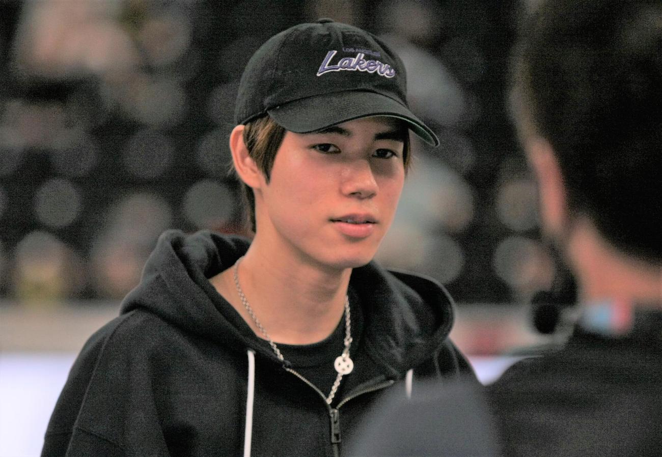 スケートボード・ストリートの新設大会「UPRISING TOKYO」男子決勝で優勝した堀米（撮影・藤塚大輔）