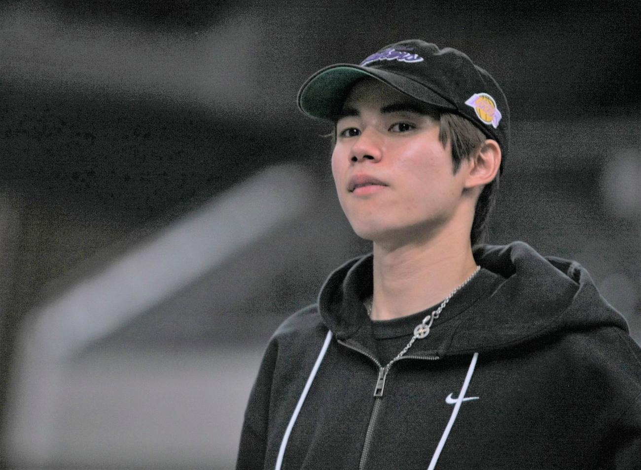 スケートボード・ストリートの新設大会「UPRISING TOKYO」男子決勝で優勝した堀米（撮影・藤塚大輔）