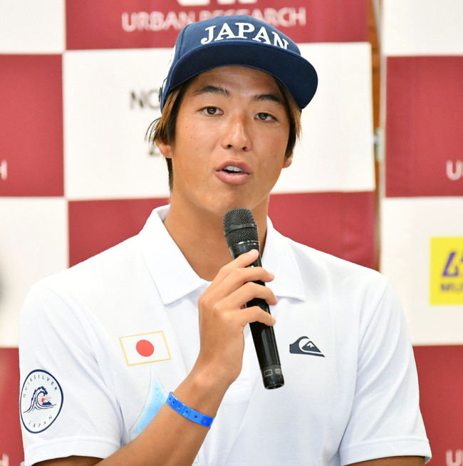 五十嵐カノア（2018年9月14日撮影）