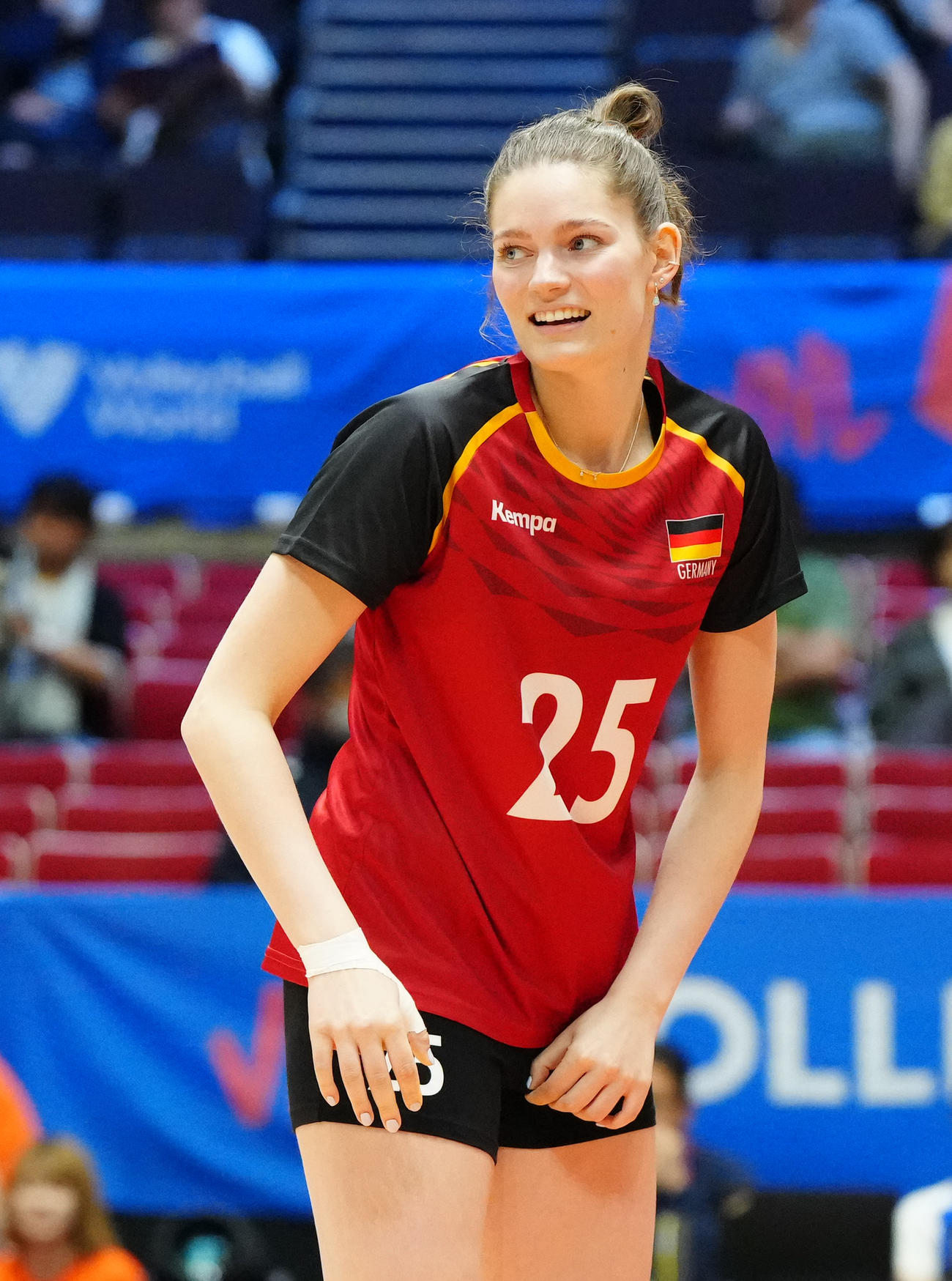 ネーションズリーグ女子名古屋大会　中国対ドイツ　バレーボール女子ドイツ代表のリカ・マーセ