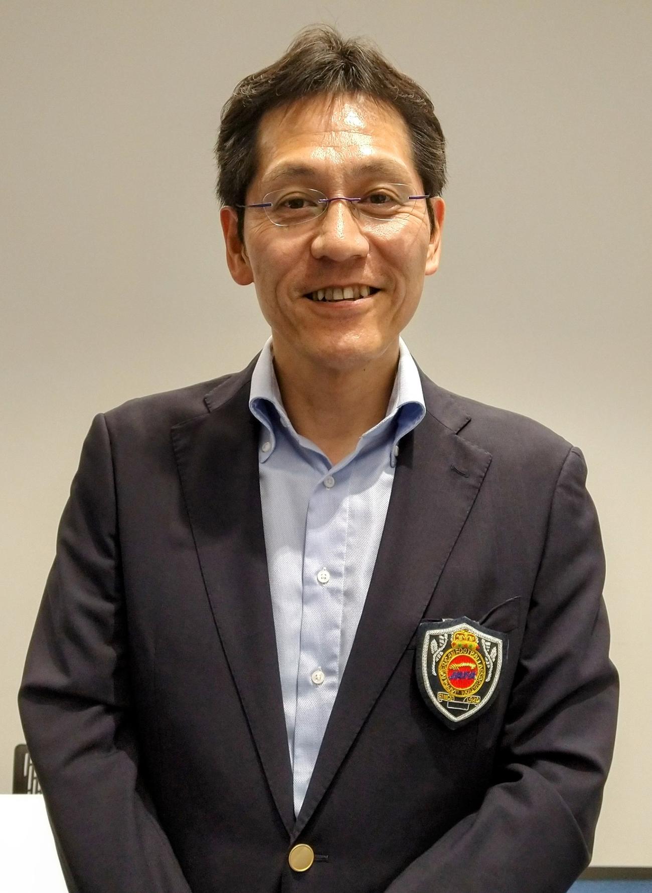 日本アメリカンフットボール協会の新会長に就任した前監事の寺田昌弘弁護士（撮影・木下淳）