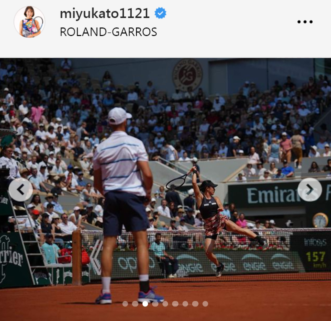 加藤未唯のインスタグラムから