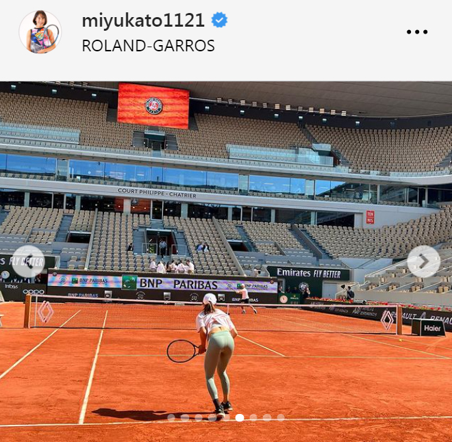 加藤未唯のインスタグラムから