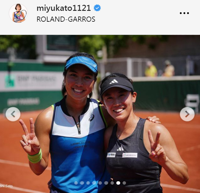 加藤未唯のインスタグラムから