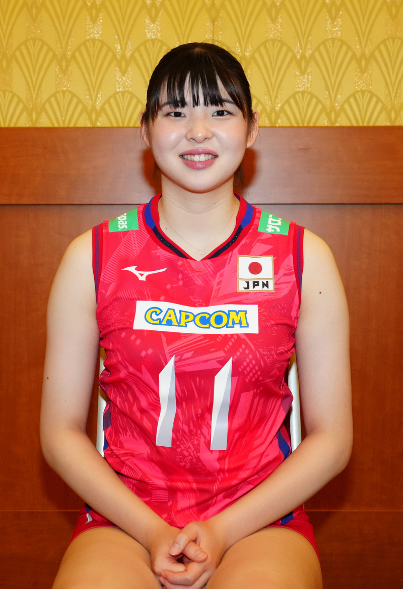 バレーボール女子日本代表の山田二千華(2023年5月8日)