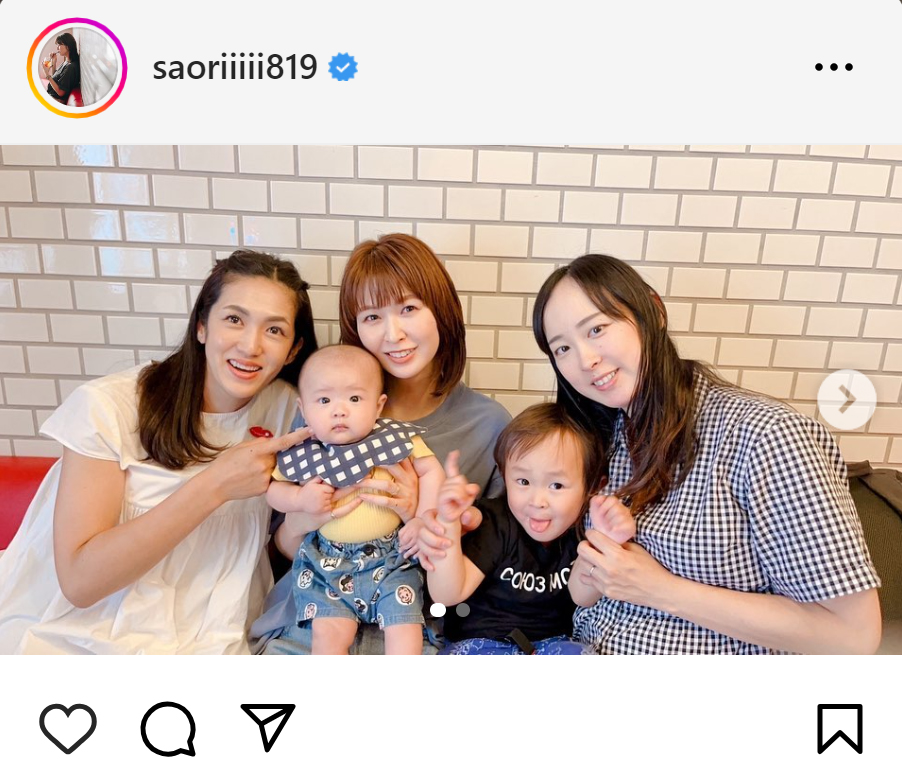 木村沙織さんのインスタグラムから