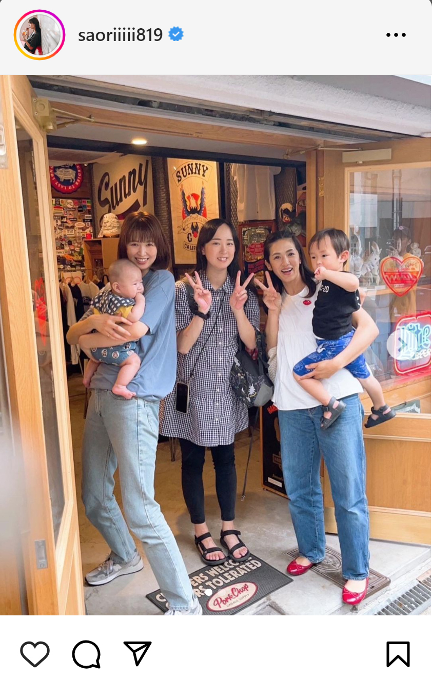 木村沙織さんのインスタグラムから