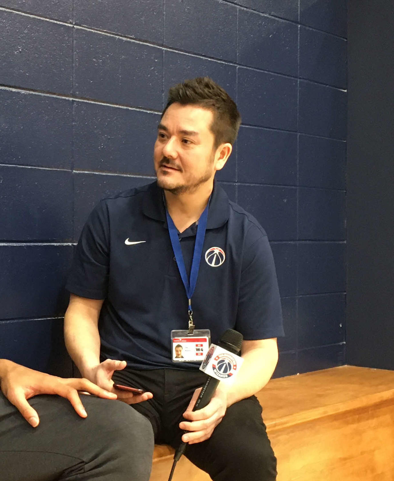 NBAウィザーズ公式特派員から国内バスケB3徳島のGMに転身したザック生馬氏（2019年12月29日撮影）