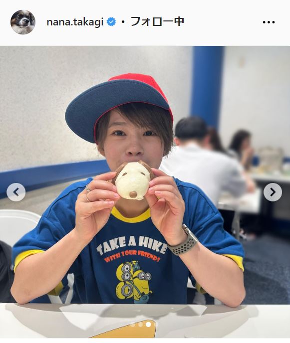 高木菜那さんのインスタグラムから