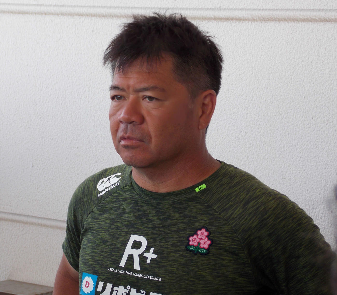 日本代表浦安合宿を振り返る藤井雄一郎ディレクター（撮影・松本航）