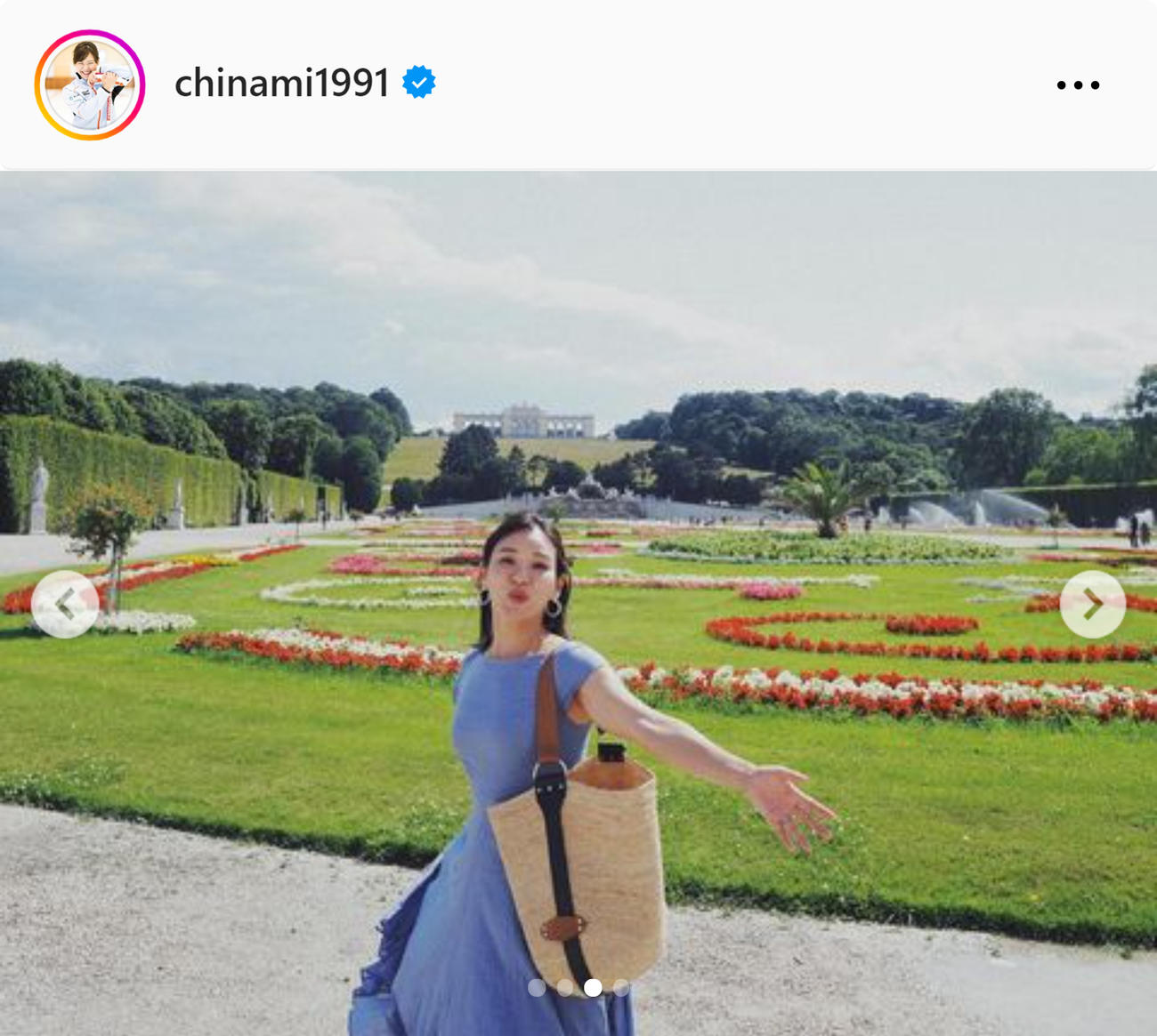 吉田知那美のインスタグラムから