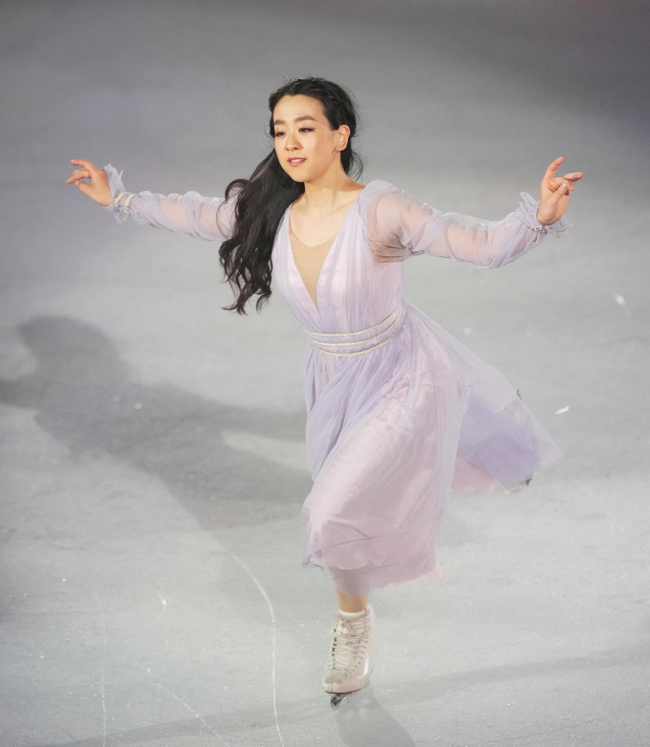 アイスショー「BEYOND The Final」で演技をする浅田真央さん（撮影・菅敏）
