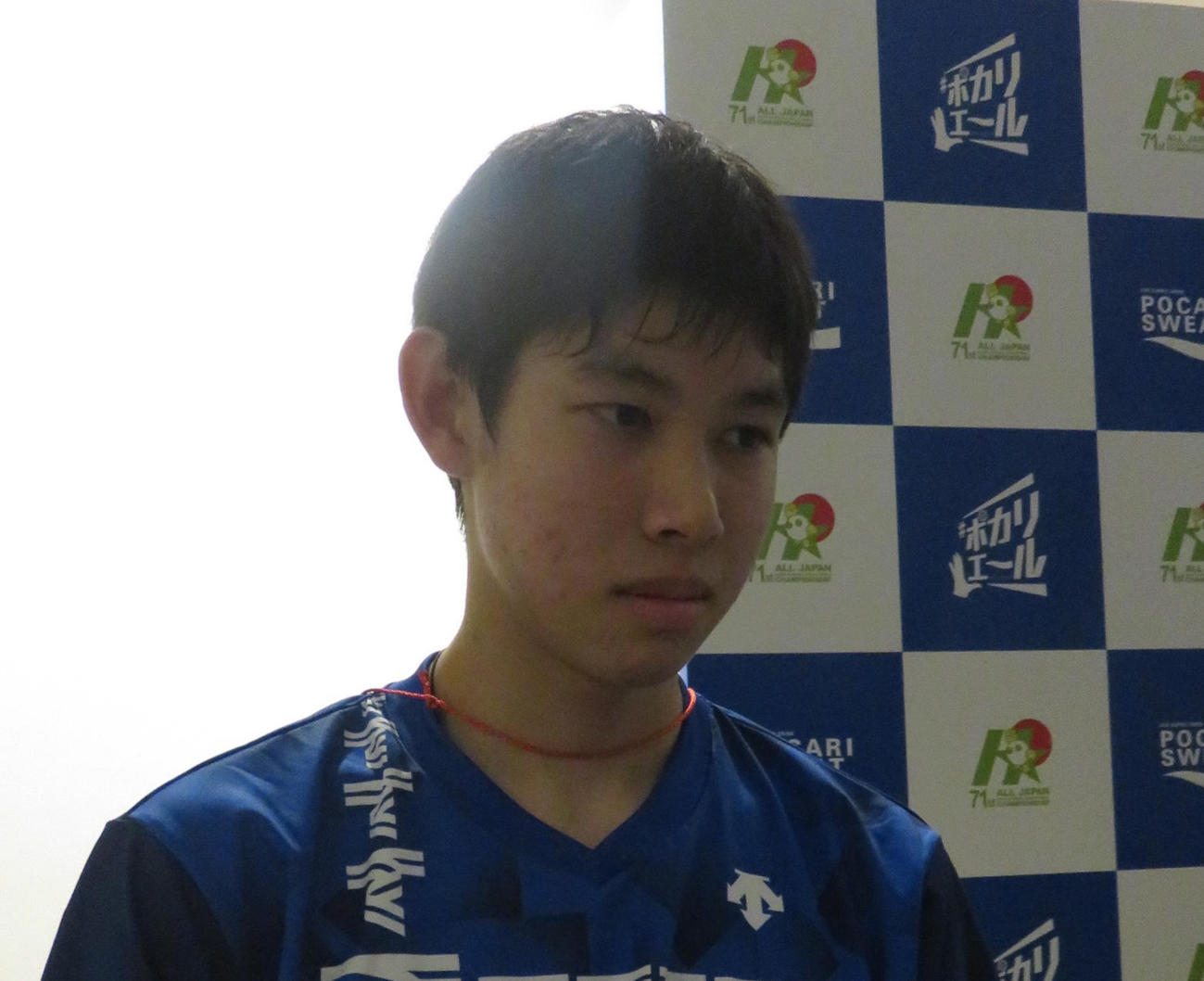 西山大翔（2019年1月5日撮影）