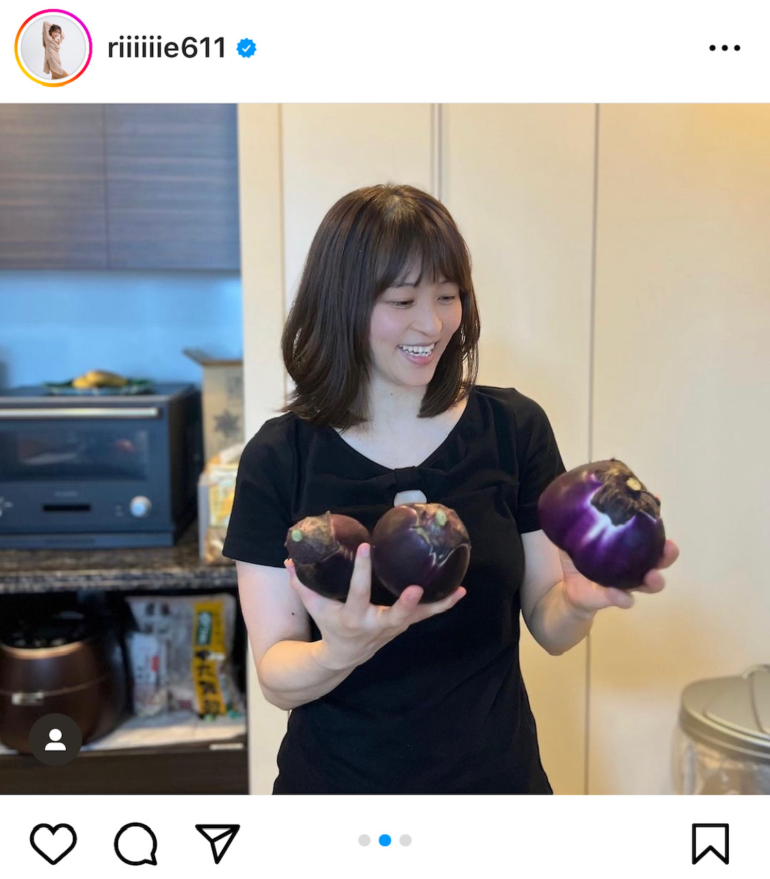 田中理恵さんのインスタグラムから