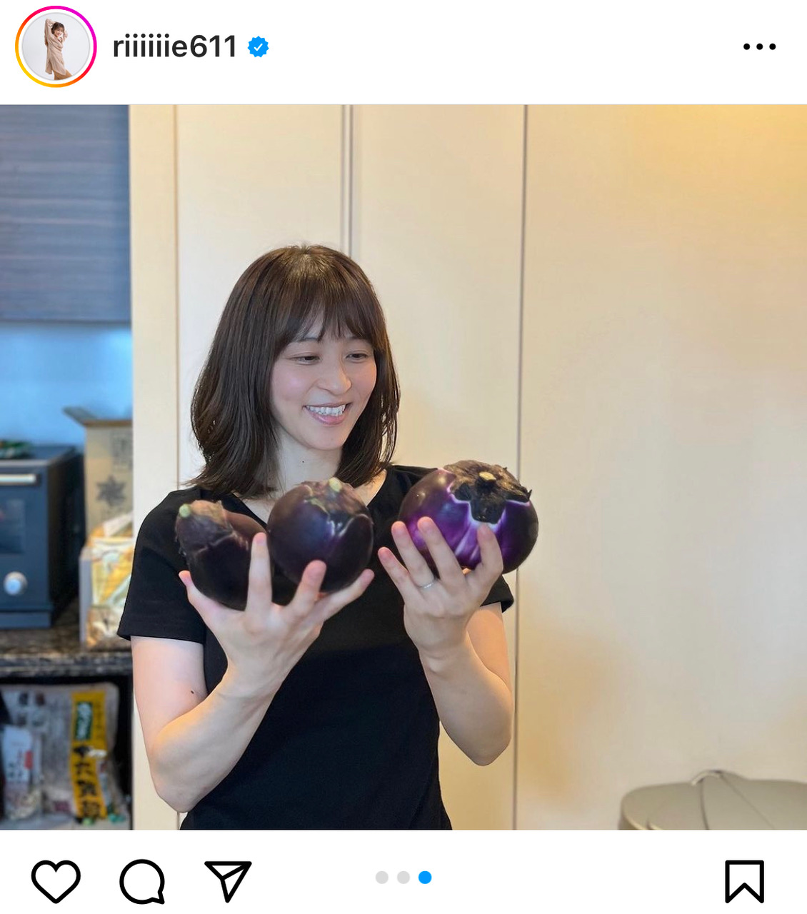 田中理恵さんのインスタグラムから