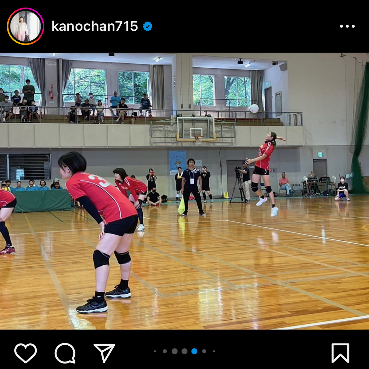狩野舞子さんのインスタグラムから