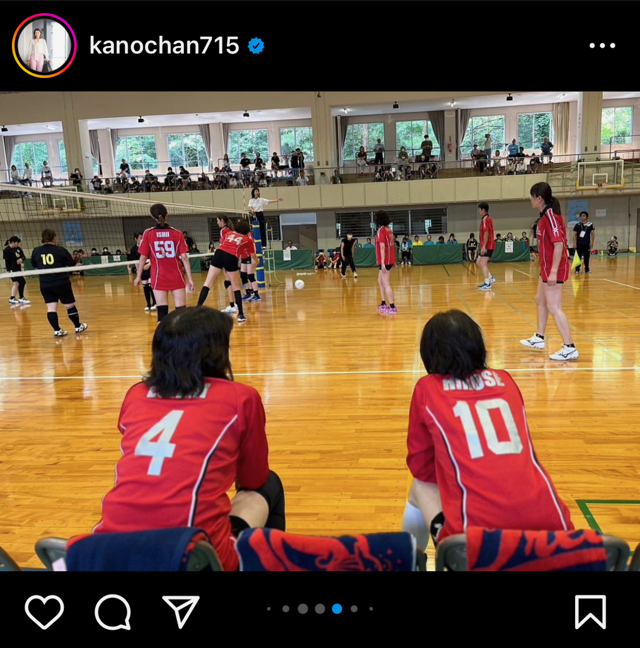 狩野舞子さんのインスタグラムから