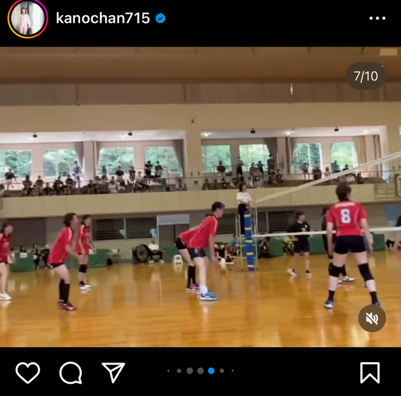 狩野舞子さんのインスタグラムから