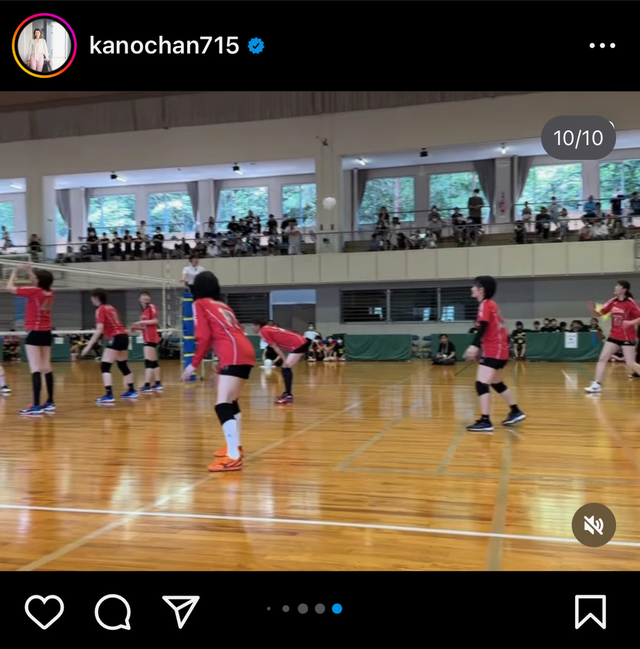 狩野舞子さんのインスタグラムから