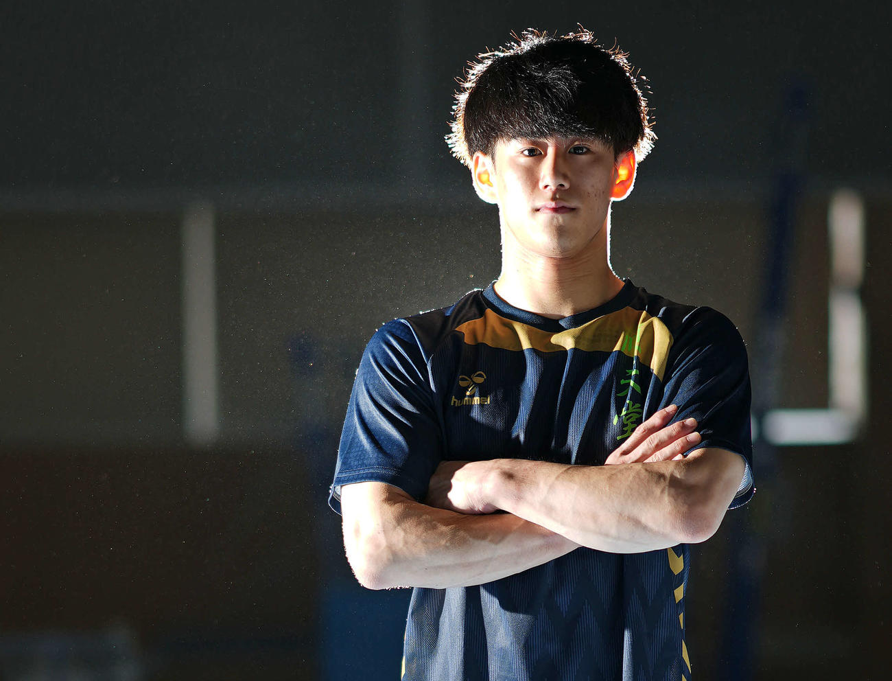 五輪や体操界の将来について、今現在思うこと、考えてることを語った橋本（撮影・狩俣裕三）