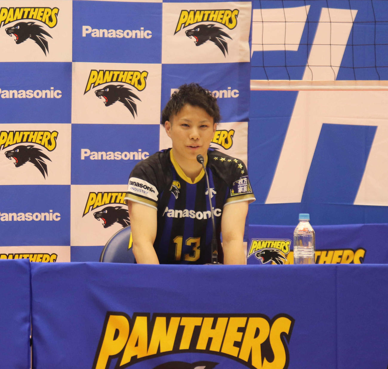 会見に出席した山本智大（撮影・竹本穂乃加）