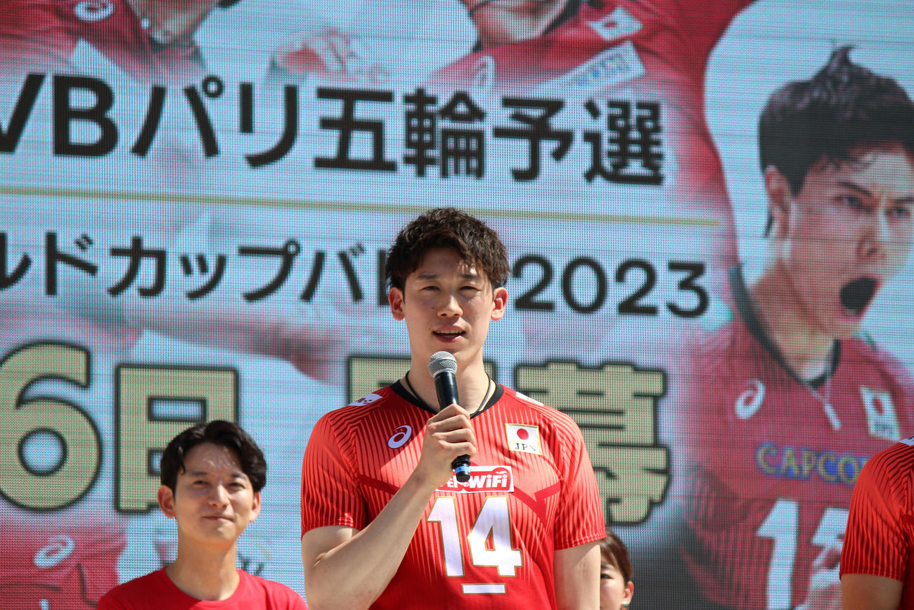 意気込みを語る石川（撮影・勝部晃多）