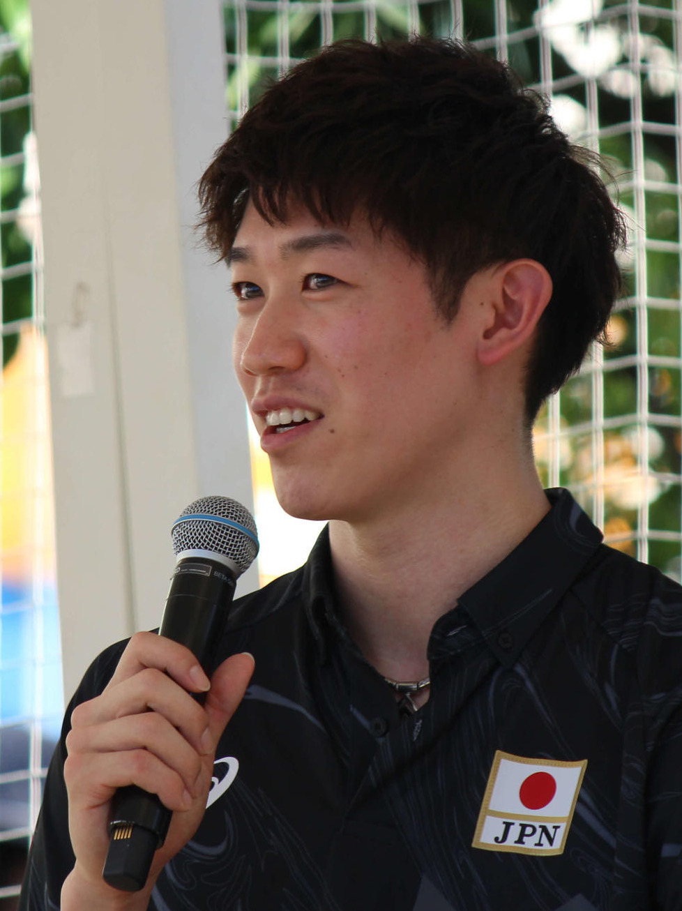トークイベントに出席した石川（撮影・勝部晃多）