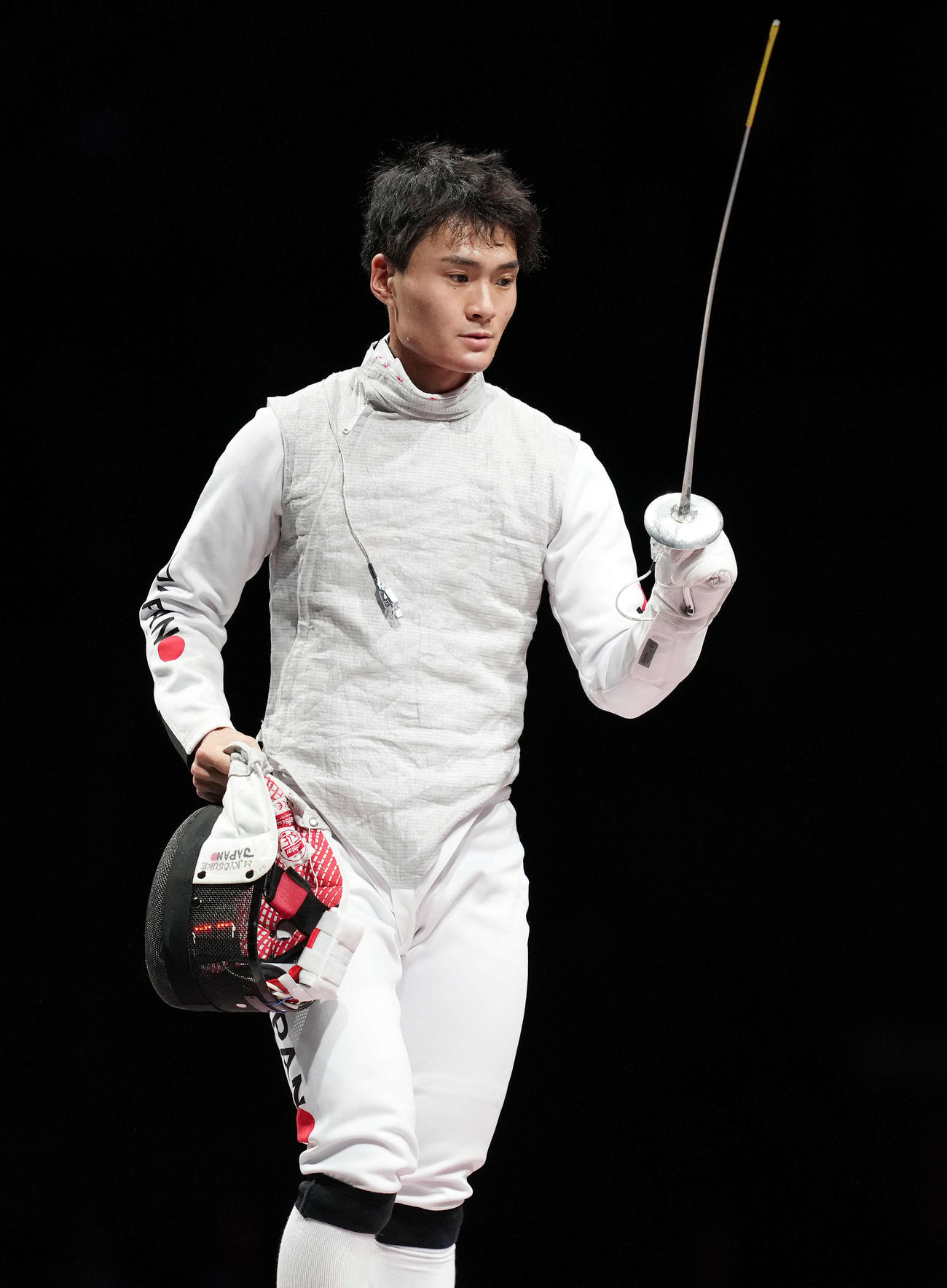 男子フルーレ日本代表主将の松山恭助（2021年撮影）