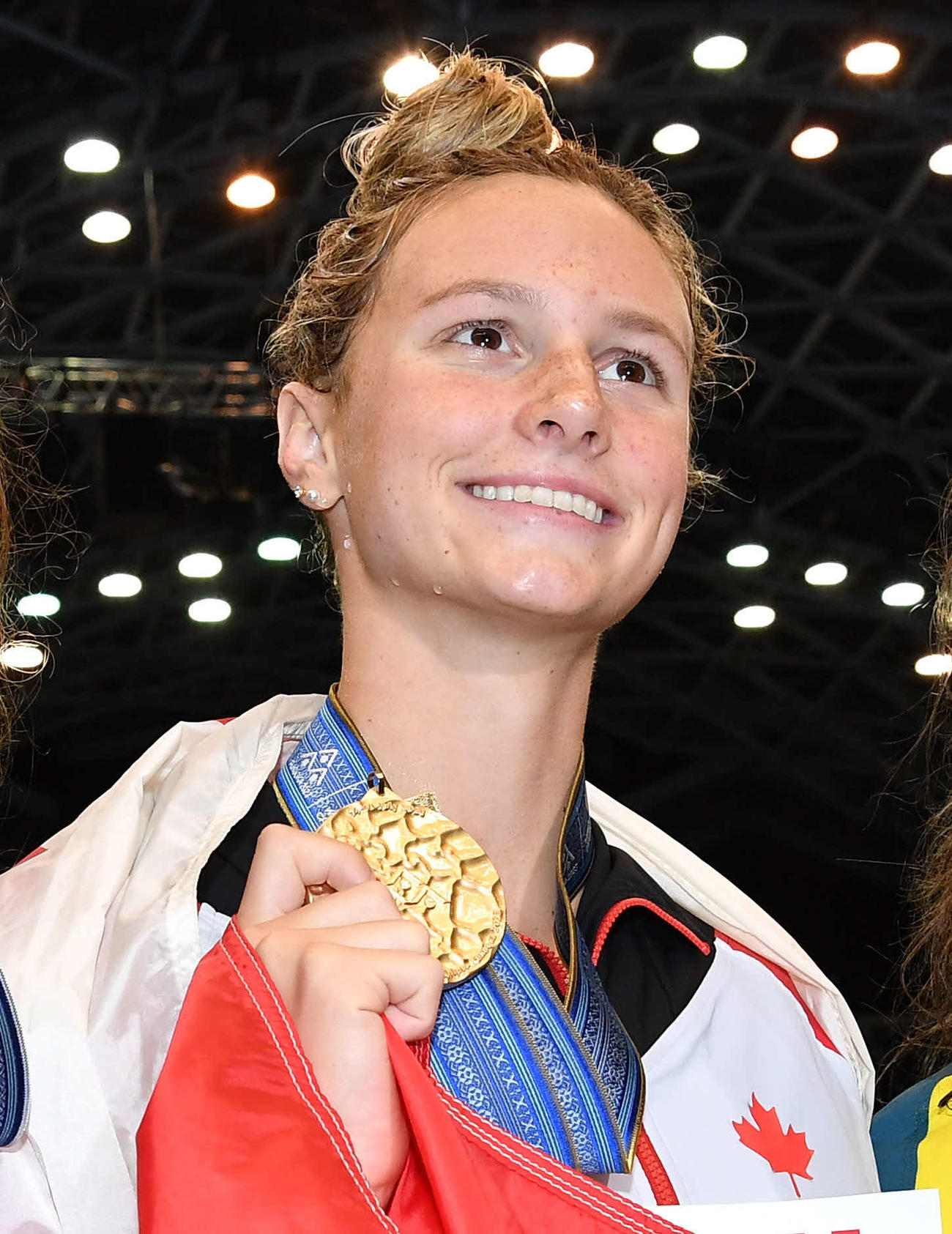 世界水泳2023福岡大会第17日　女子400メートル個人メドレーで金メダルのサマー・マッキントッシュ（撮影・岩下翔太）