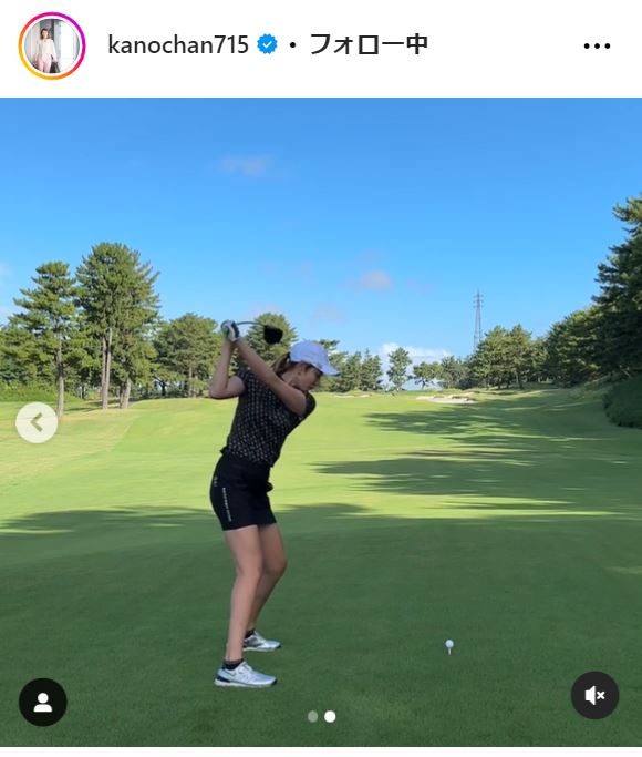 狩野舞子さんのインスタグラムから