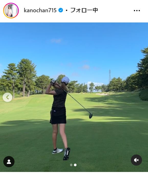 狩野舞子さんのインスタグラムから