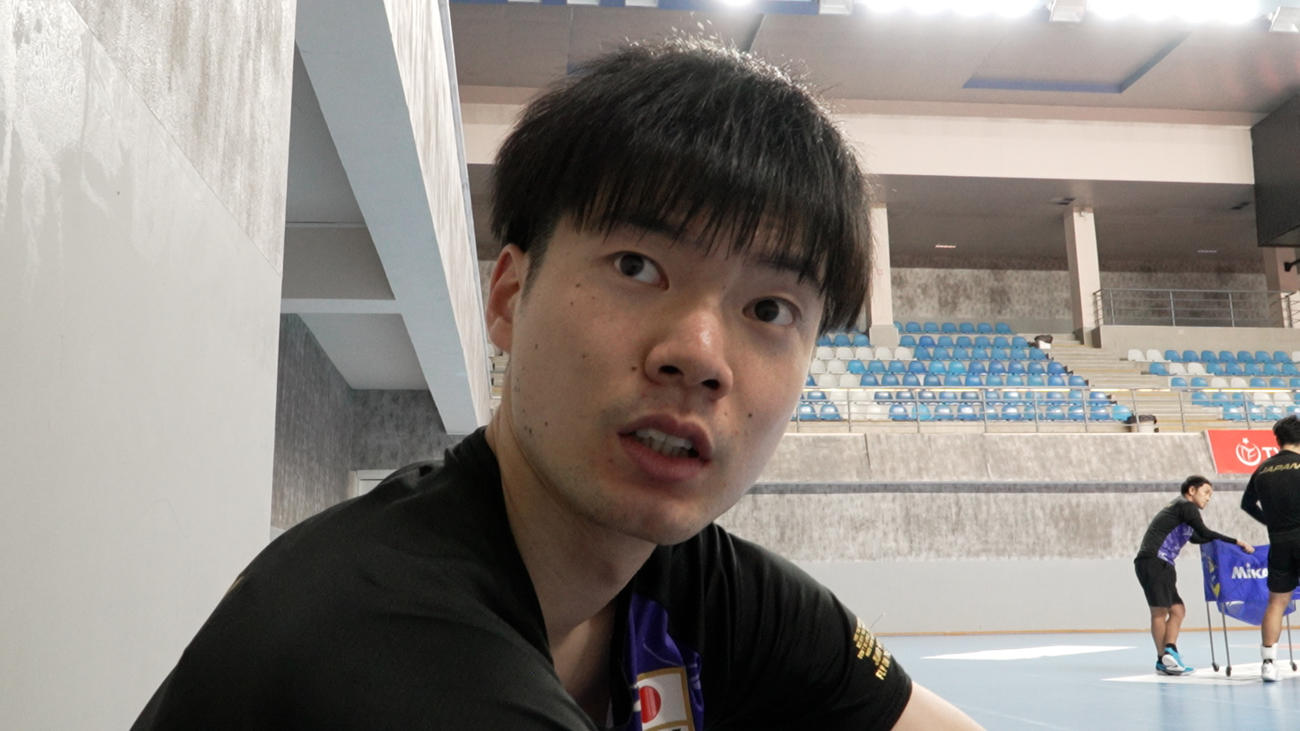 インタビューに応じる大塚（C）JVA