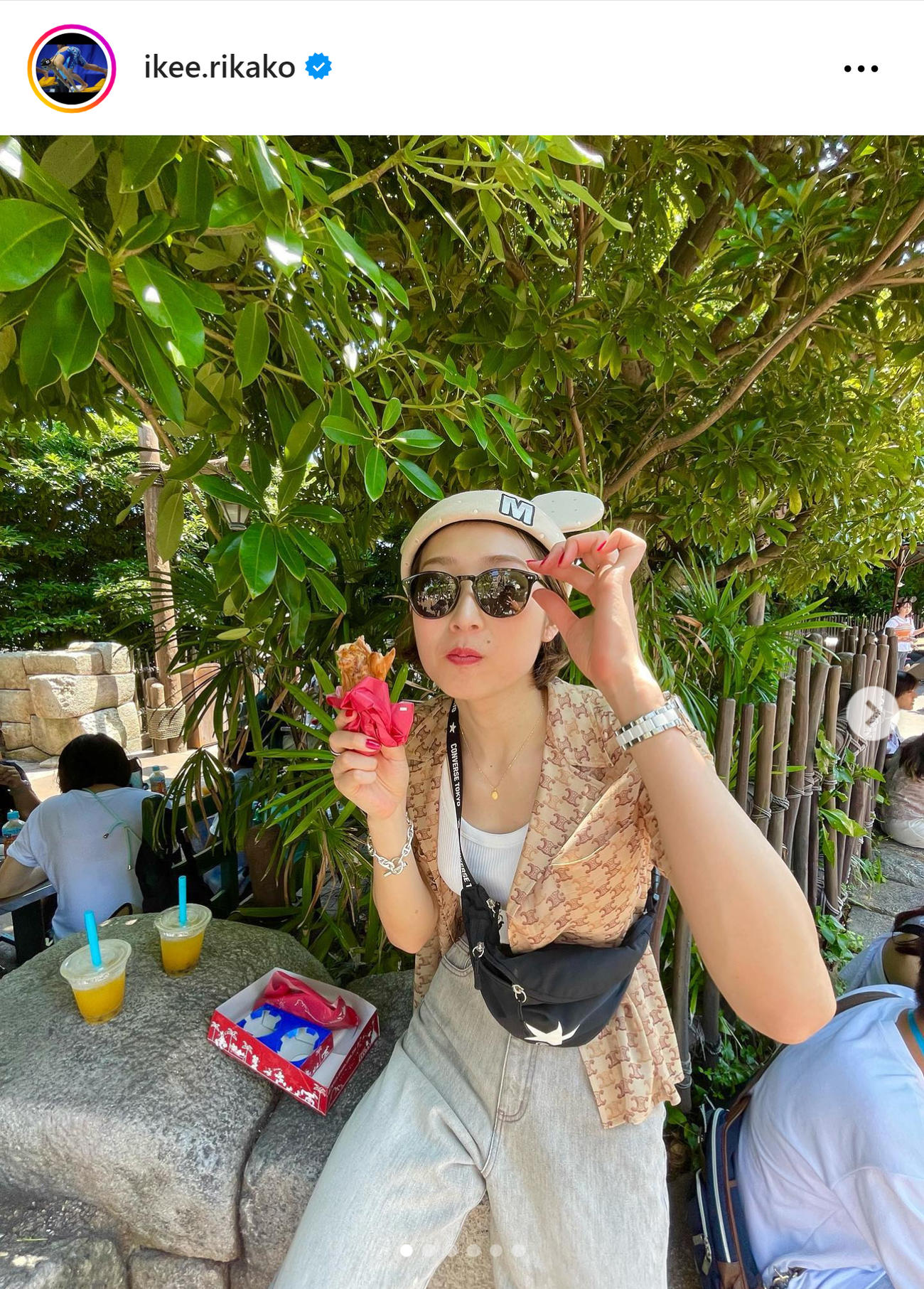 池江璃花子のインスタグラムから