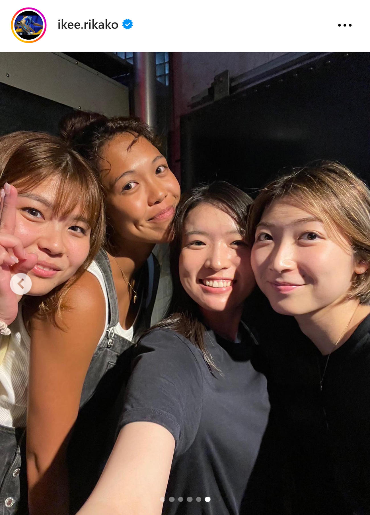 池江璃花子のインスタグラムから