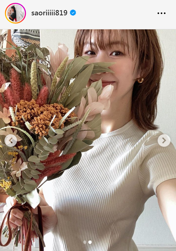 木村沙織さんのインスタグラムから