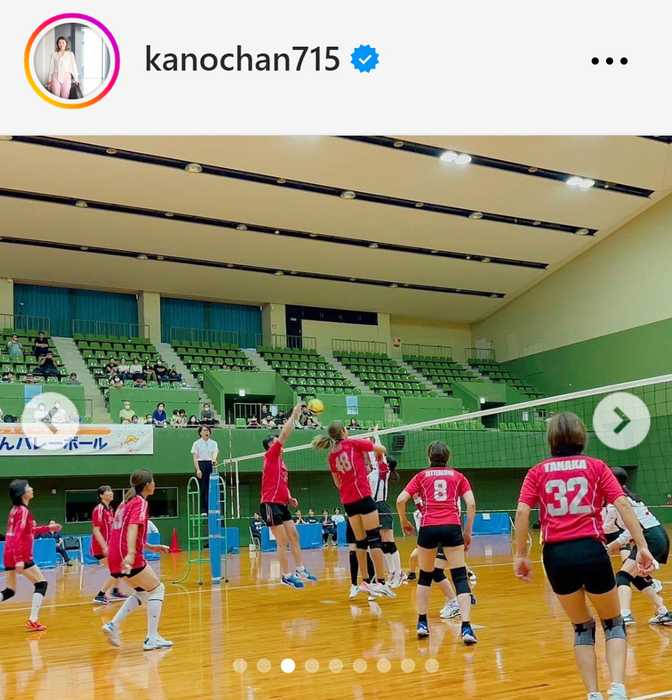 狩野舞子さんのインスタグラムから