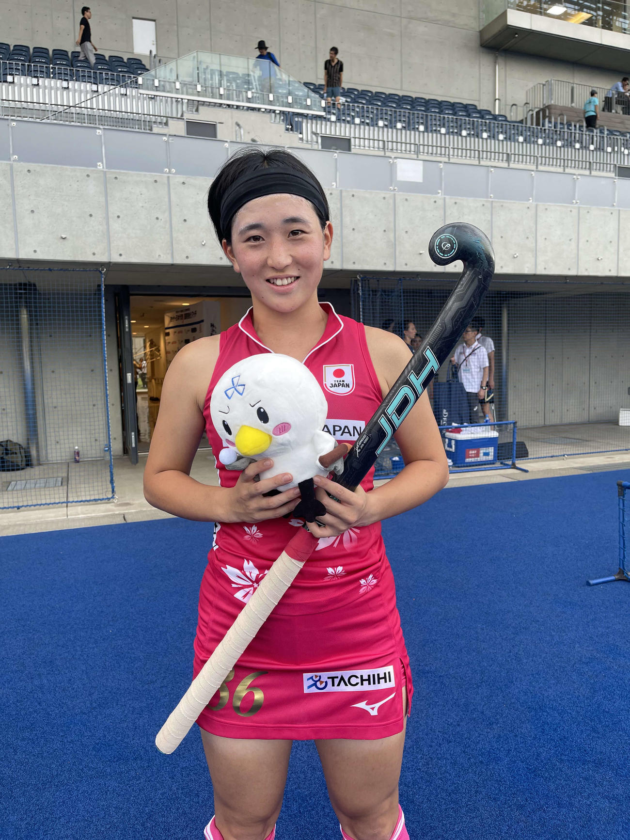 さくらジャパン対フランス　日本の勝利に貢献し、プレーヤー・オブ・ザ・マッチに選ばれた長谷川美優