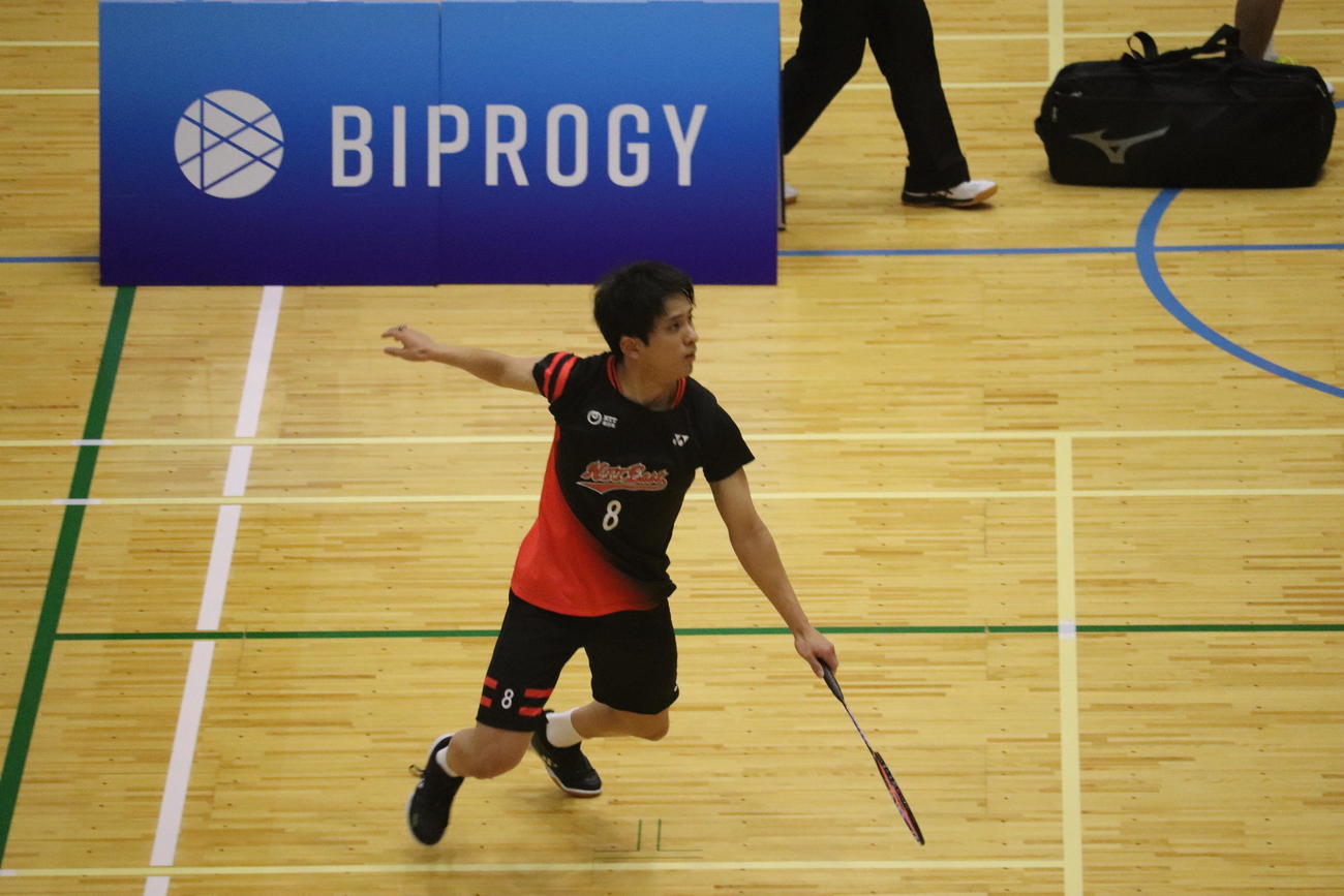 準決勝進出を決めた古賀穂（撮影・竹本穂乃加）