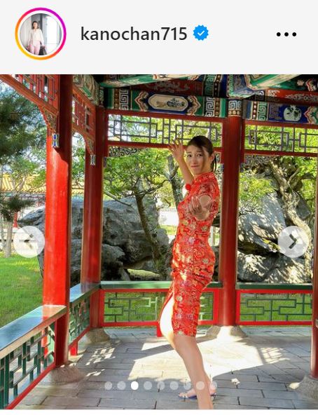 狩野舞子さんのインスタグラムから