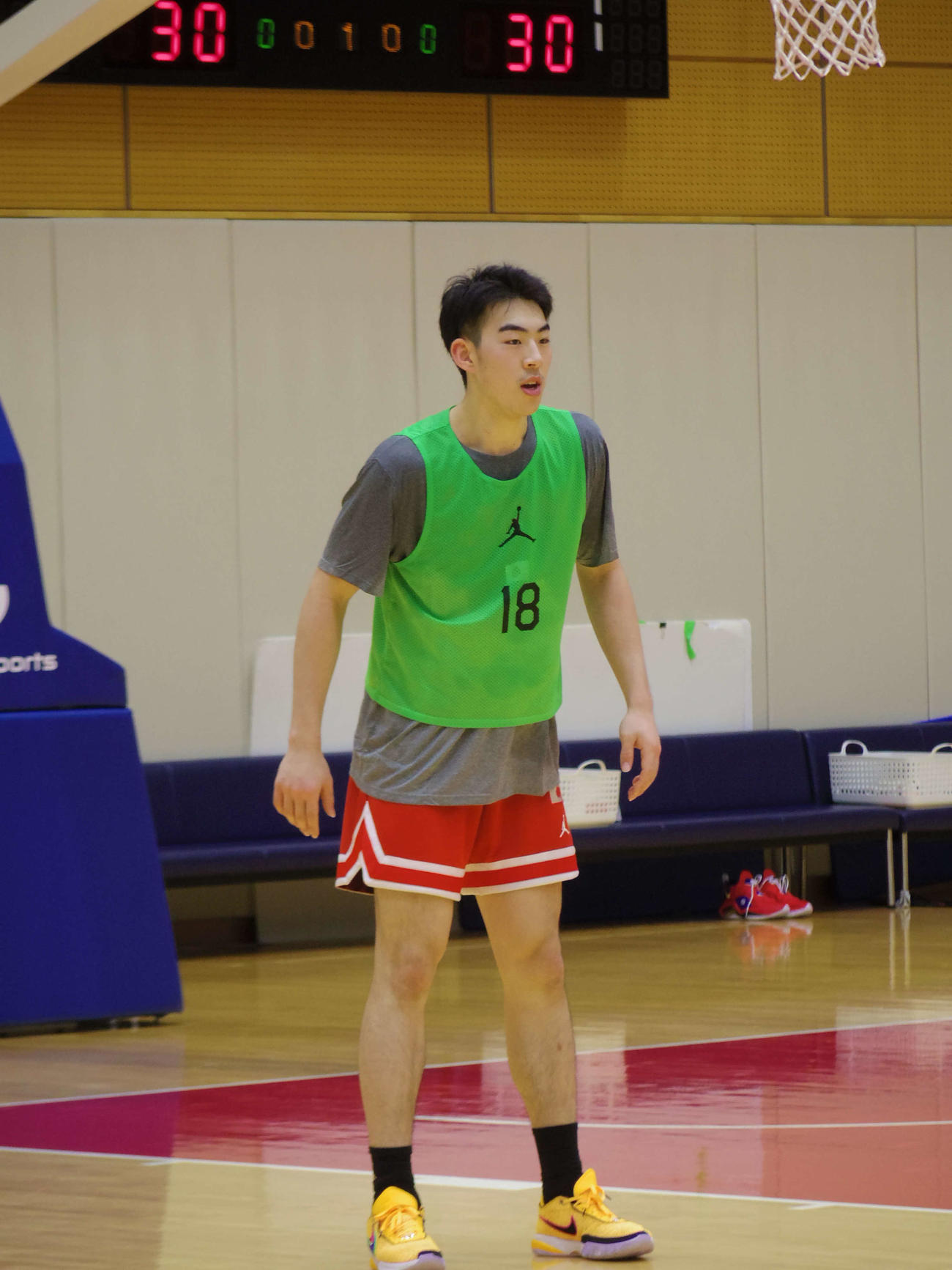 アジア大会バスケットボール男子日本代表の川島