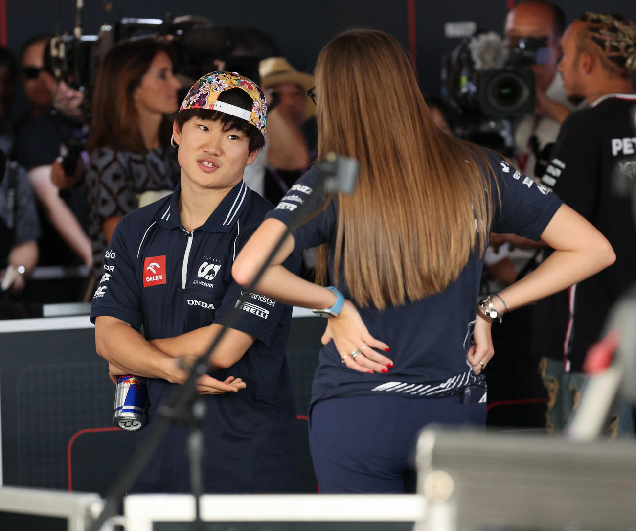 予選でQ3に進出し、9位となったアルファ・タウリの角田裕毅（撮影・宮崎幸一）